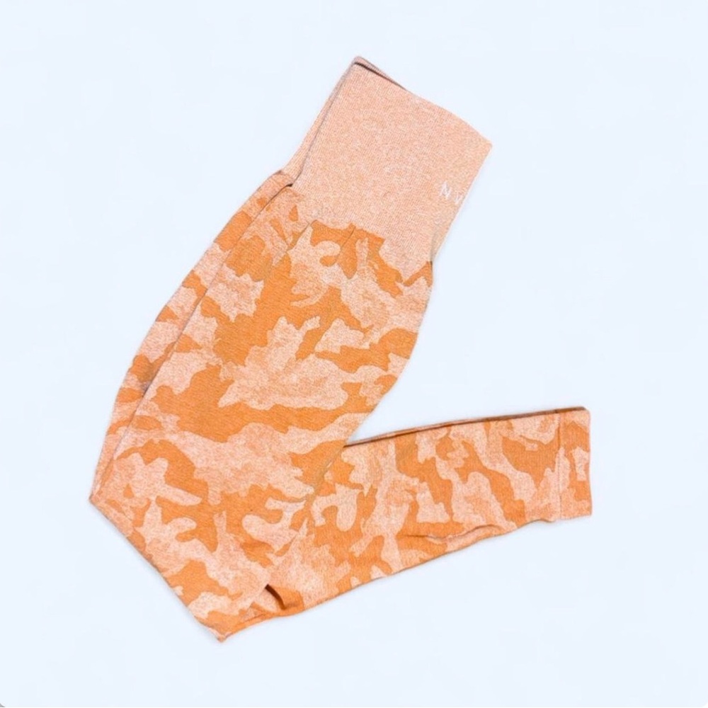 NVGTN Orange Camouflage Leggings
